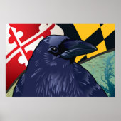 Burger Raven, Nevermore van Maryland Poster (Voorkant)