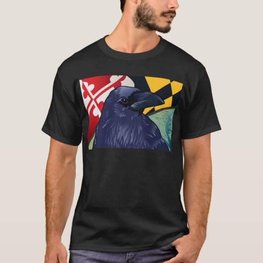 Burger Raven, Nevermore van Maryland T-shirt (Voorkant)