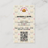 Burger Restaurant Business | minimalistische klass Visitekaartje (Voorkant)