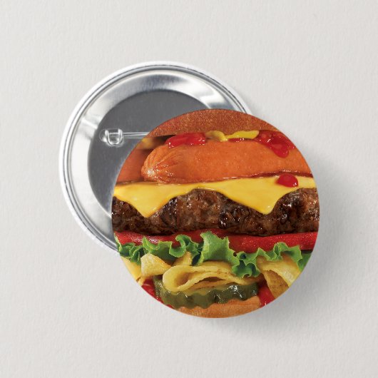 burger ronde button 5,7 cm (Voorkant /achterkant)
