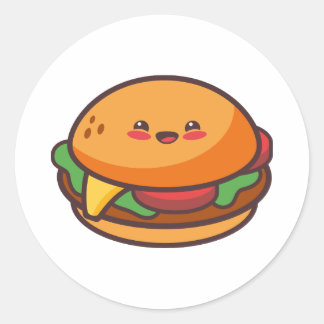 Burger Ronde Sticker