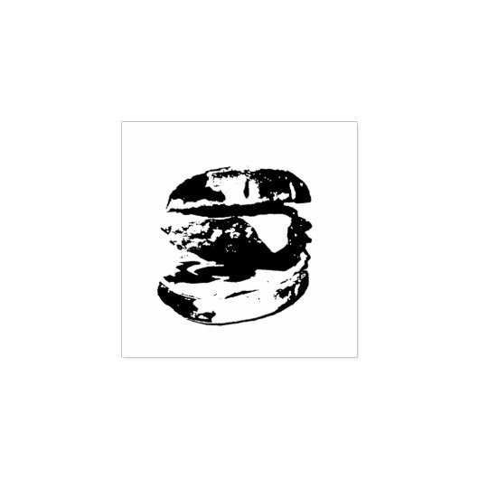 Burger Rubberstempel (Afrduk)