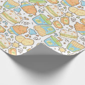 Burger schattig inpakpapier (Hoek)