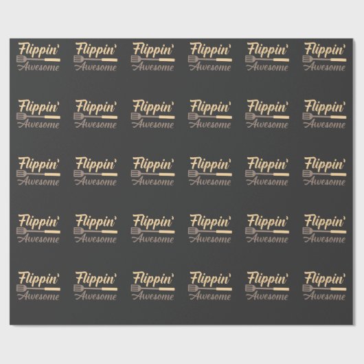 Burger Spatula Kitchen Chef Cook Restaurant Cadeaupapier (Vlak)