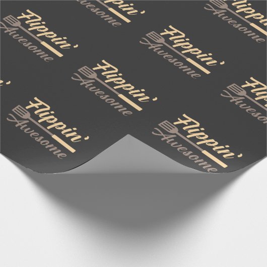 Burger Spatula Kitchen Chef Cook Restaurant Cadeaupapier (Hoek)