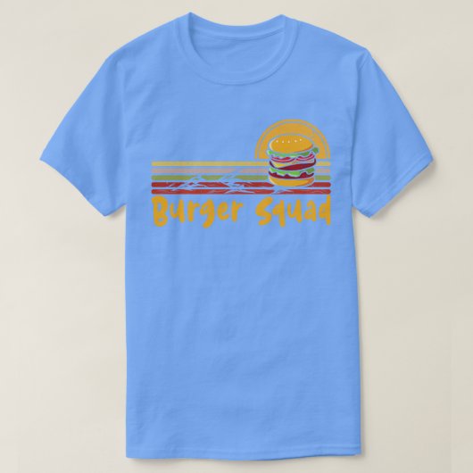 Burger Squad Cheeseburger Burger T-shirt (Design voorkant)