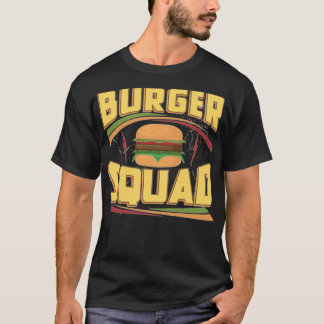 Burger Squad Cheeseburger Foodie Team animals anim T-shirt