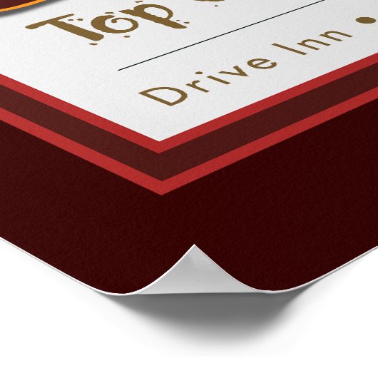 Burger Station-Poster Poster (Hoek)