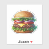 Burger Sticker (Vel)