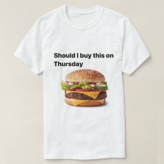 burger t-shirt (Design voorkant)