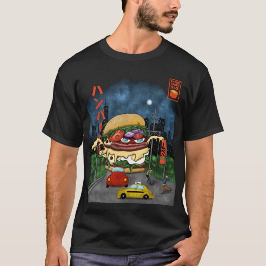 burger t-shirt (Voorkant)