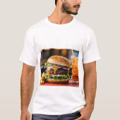 burger-t-shirt t-shirt (Voorkant)