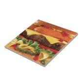 burger tegeltje (Zijkant)