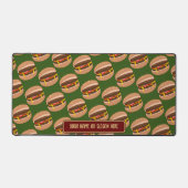 Burger Time - Grappige werklunch met aangepaste on Bureaumat (Voorkant)