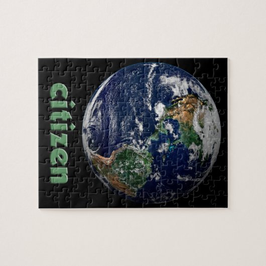 Burger van Earth Puzzle Legpuzzel (Horizontaal)