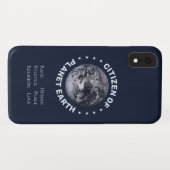 Burger van Planet Earth iPhone Case (Achterkant (horizontaal))