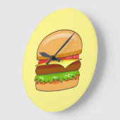 Burger Vector Illustratie Grote Klok (Hoek)