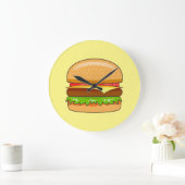 Burger Vector Illustratie Grote Klok (Huis)