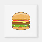 Burger Vector Illustratie Magneet (Voorkant)