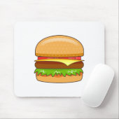 Burger Vector Illustratie Muismat (Met muis)