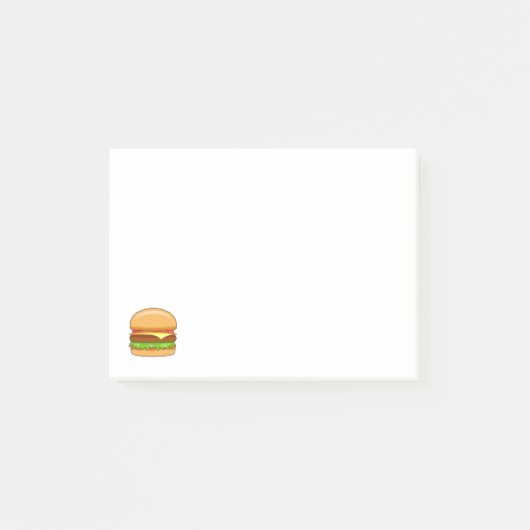 Burger Vector Illustratie Post-it® Notes (Voorkant)