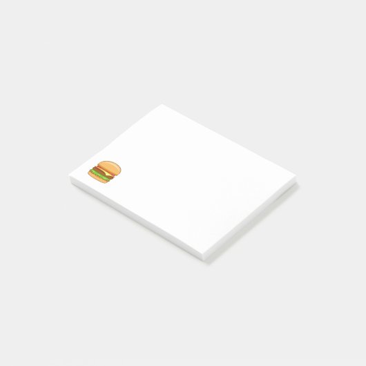 Burger Vector Illustratie Post-it® Notes (Schuin)