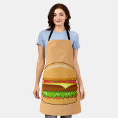 Burger Vector Illustratie Schort (Gedragen)