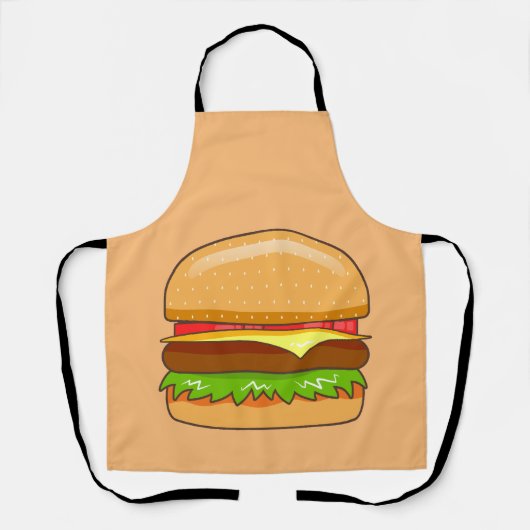 Burger Vector Illustratie Schort (Voorkant)