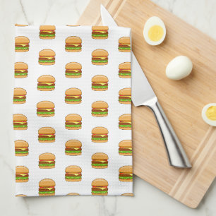 Burger Vector Illustratie Theedoek