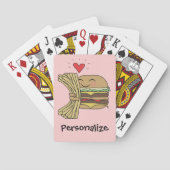 Burger verliest frons pokerkaarten (Achterkant)