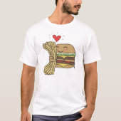 Burger verliest frons t-shirt (Voorkant)