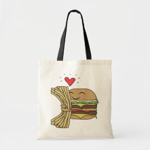 Burger verliest frons tote bag