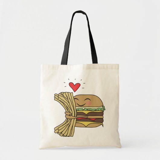Burger verliest frons tote bag (Voorkant)