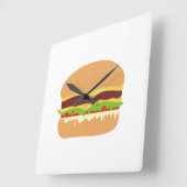 Burger Vierkante Klok (Hoek)
