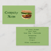 Burger Visitekaartje (Voorkant / Achterkant)