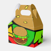 BURGER VOOR-BURGER BASH BARBECUE TAFEL GUNST BEDANKDOOSJES (Achterkant)