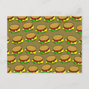 Burger Wallpaper Briefkaart