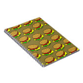 Burger Wallpaper Notitieboek (Rechterzijde)