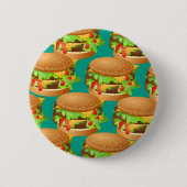 Burger Wallpaper Ronde Button 5,7 Cm (Voorkant)