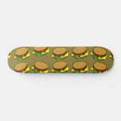 Burger Wallpaper Skateboard (Horizontaal)