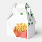 Burger & Wrap Fusion Food Illustratie Bedankdoosjes (Achterkant)