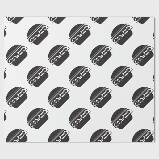 Burger Wrapping Paper Cadeaupapier (Vlak)