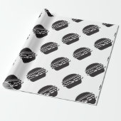 Burger Wrapping Paper Cadeaupapier (Uitgerold)
