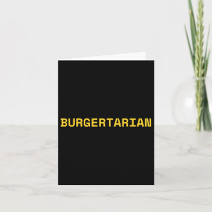 Burgeraar Grappig Foodie Burger Lover Hamburger C Kaart