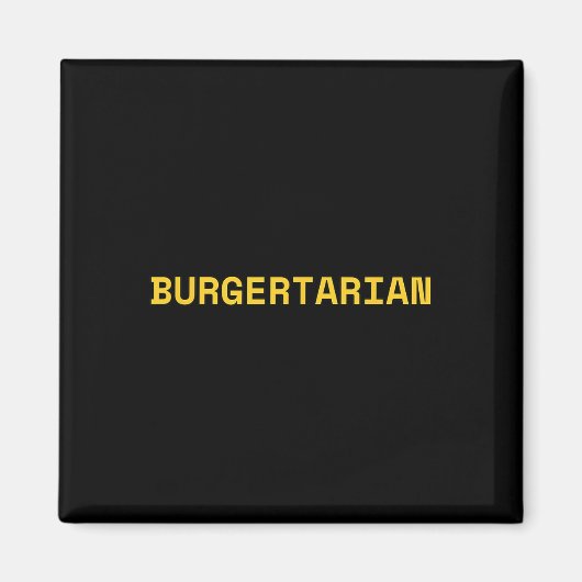 Burgeraar Grappig Foodie Burger Lover Hamburger C Magneet (Voorkant)