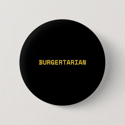 Burgeraar Grappig Foodie Burger Lover Hamburger C Ronde Button 5,7 Cm (Voorkant)