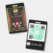 Burgerbadge Badge (Front & Back)