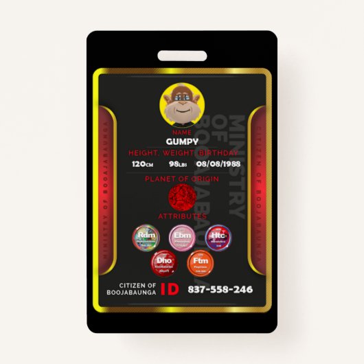 Burgerbadge Badge (Voorkant)