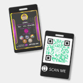 Burgerbadge Badge (Voor- en achterkant)