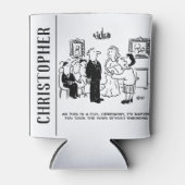 Burgerbruiloft bij een Kantoor van de griffie Blikjeskoeler (Voorkant)